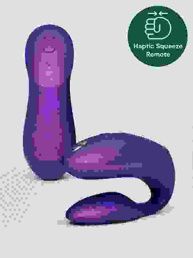 We-Vibe Chorus Pro Cosmic Purple App and Remote Controlled Couple's Vibrator, Blue, hi-res